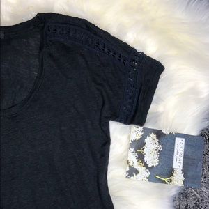 J’CREW. Black and Navy Blue Shirt